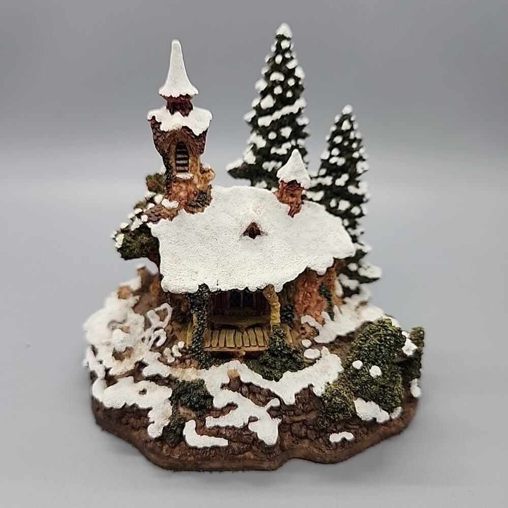 Woodly Wise SNOW CHAPEL John Hines Studio Ted‎ Slack Cottage Village Sculpture